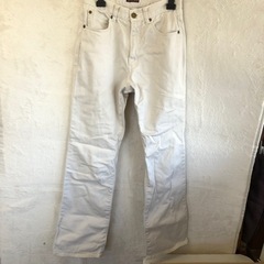 Mサイズ 白 GUH パンツ No7851 ジーパン カラーパンツ