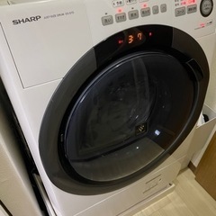 ドラム式洗濯乾燥機7kg ES-S7D 2020年製　単身サイズ　中古