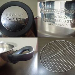 Amway Queen ウォック フライ鍋 両手鍋 中華鍋 大型 MULTI-PLY-I 18/8