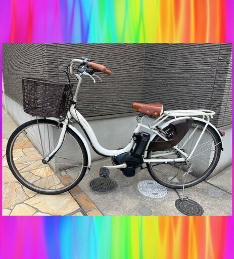現行長生バッテリー！8.7Ah　ヤマハ　パスナチュラ　26インチ　 電動自転車　電動アシスト自転車　03228