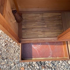 直接引取歓迎【杉製 置水屋】茶室用 木製 茶箪笥 茶棚 茶道具 水屋