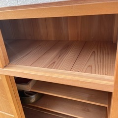 直接引取歓迎【杉製 置水屋】茶室用 木製 茶箪笥 茶棚 茶道具 水屋