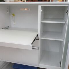 R216 高級感 キッチンカウンター、キッチンボード、幅105cm Used・美品