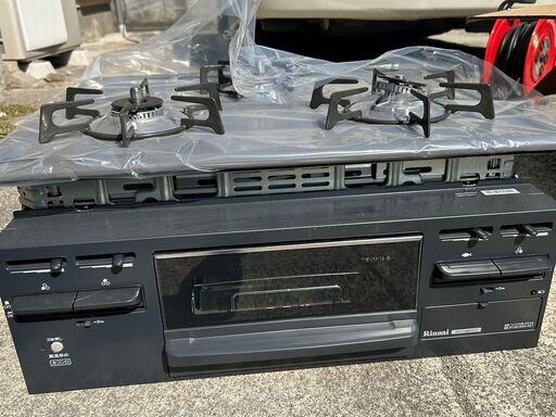 リンナイ システムキッチン用ガス ビルトインコンロ 都市ガス用 RB32AM3H2S-BW