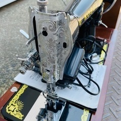 アンティーク　ミシン　KOSEL 木箱　ペダル　説明書付き