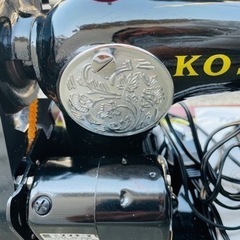 アンティーク　ミシン　KOSEL 木箱　ペダル　説明書付き