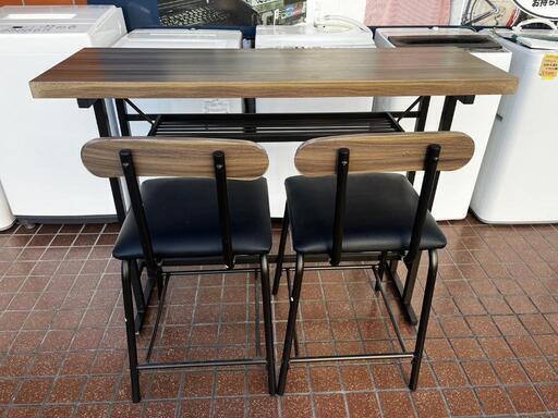 【sj388】カウンターテーブル\u0026チェアセット☆美品☆