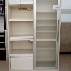 店長値引き★ジモティ割あり★ 松田家具 キッチンボード 白 H1...