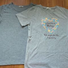 レディース服　シンプルTシャツ2枚