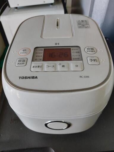 TOSHIBA IHジャー　3合　RC-5XN　2019年製