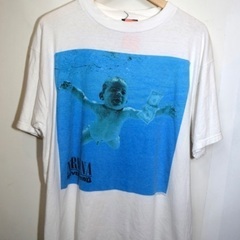 【ネット決済】NIRVANA NEVERMIND tシャツ　ビン...