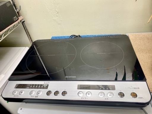 アイリスオーヤマ 2019 IH 2口 家電 キッチン家電 電磁調理器