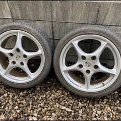 ☆ ボクスター 986 18インチ BBS PCD130 純正オプション 4本　7.5J ET50 / 9J ET52 内1本歪みありPORSCHE ポルシェ ☆