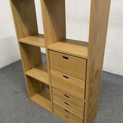 無印良品/MUJI スタッキングシェルフセット・3段×2列・オーク材 専用 