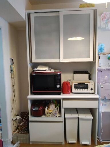 幅90センチ KEYUCA食器棚