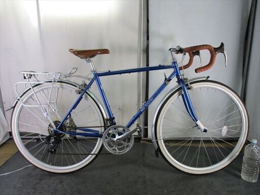 Ｄ407　★26800円★整備済み スポーツ中古自転車 ブルー　700C　52ｃｍ【ランドナー】