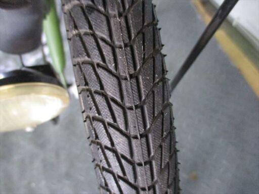 D408　★13800円★　折りたたみ中古自転車　HUMMER　カーキ　６段カゴ　ライト付き【20インチ 】 D408 ☆13800円☆ 折りたたみ中古自転車 HUMMER カーキ 6段カゴ