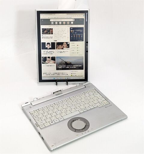 即決 タブレット ノートPC SSD256 8GBメモリ 12.0型 Panasonic CF-XZ6RF5VS 中古良品 第7世代i5 無線 Bluetooth カメラ Windows11 Office