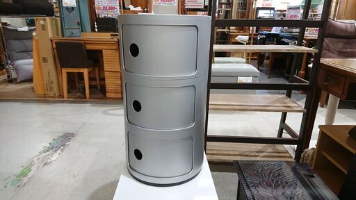 Kartell｜カルテル｜4965-6-7｜コンポニビリ｜3段ラウンドチェスト