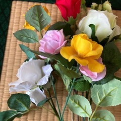 バラ　造花