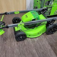 【店頭引き取り限定】グリーンンワークス 自走式 芝刈機 80V