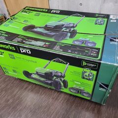 店頭引き取り限定】グリーンンワークス 自走式 芝刈機 80V