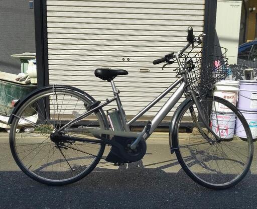 電動アシスト自転車　ヤマハ　PAS City　27インチ　グレーM  バッテリー8.7Ah 充電器付　オプションバッテリーあり！