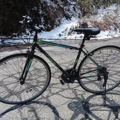 自転車 クロスバイク シマノ 21段変速ギア　今年1月に購入