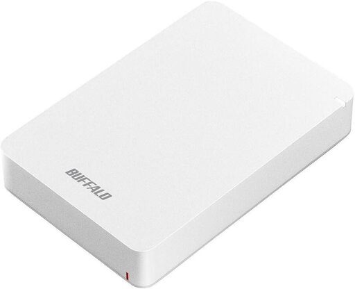 バッファロー BUFFALO USB3.1(Gen.1)対応 耐衝撃ポータブルHDD 5TB ホワイト HD-PGF5.0U3-GWHA