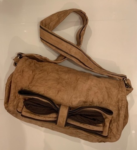 ハワイで購入本革バッグ ショルダーバッグ