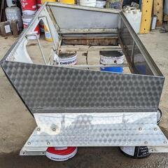 鳥かごシートデッキ　デコトラ　アートトラック　シートキャリア　ウロコ　ステンレス 鳥かごシートデッキ デコトラ アートトラック シートキャリア ウロコ