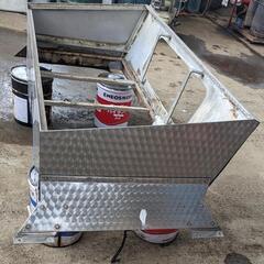 レトロ☆☆レトロ☆シートデッキ　ステンレス　ウロコ　デコトラ　シートキャリア　引取限定