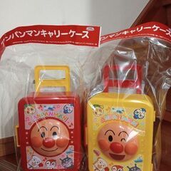 ２個セット　不二家 アンパンマンキャリーケース　バッグ　カバン　...