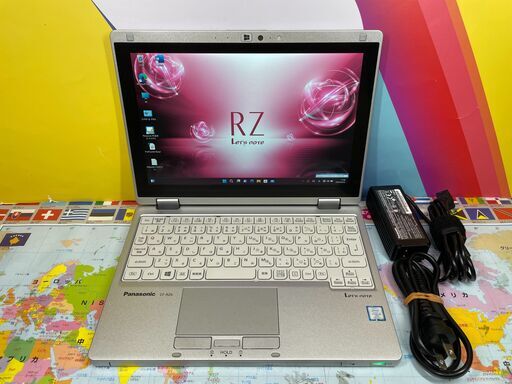 JC0115　Simモデル パナソニック タッチパネル 10.1型 CF-RZ6 コンパクト　ノートパソコン　Win11