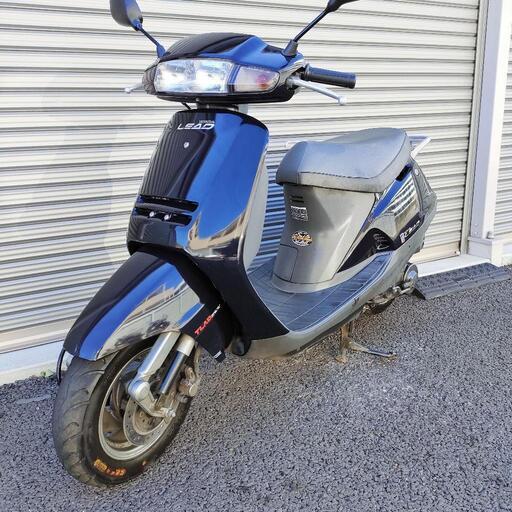 2595.大柄な一台♪　リード50 バッテリー、ミラー新品　千葉県柏市　即日配送、自走引き取りも可能