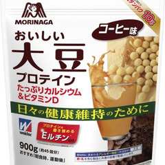 森永製菓(ウイダー) おいしい大豆プロテイン☕コーヒー味／約45...