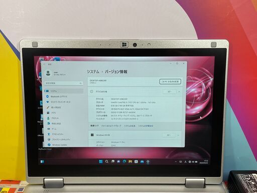 JC03201 パナソニック2in1モバイルPC CF-RZ6RDRVSコンパクト 軽量