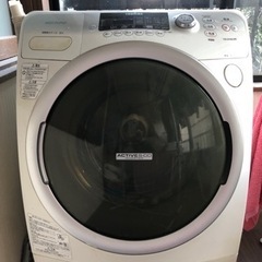 取引中最終値下げ　東芝ドラム式洗濯乾燥機　　9k