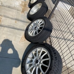 冬タイヤ(ブリヂストン、ブリザック)、ホイール(lyzer) 4本セット