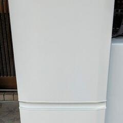 ２ドア冷凍冷蔵庫（白・三菱2018年製）　　　　　　　　　　　　...