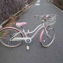 ブリヂストン　子供自転車　ピンク（訳あり）