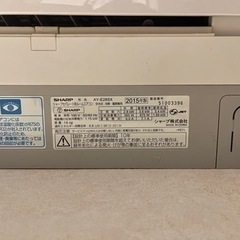 空調家電 エアコン 空冷式 冷房暖房 SHARP AY-E28SX 2015年製 PLasmacluster 