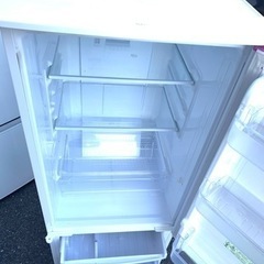 北九州市内配送無料 保証付き シャープ 167l 2ドア冷凍冷蔵庫 SJ-17E1 