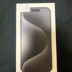 【ネット決済・配送可】iPhone15pro 空箱