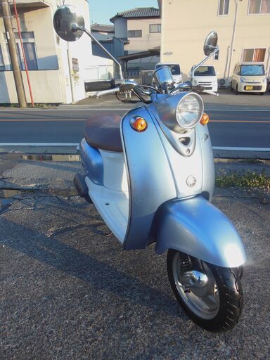 2st YAMAHA 2st VINOビーノ 50 希少水色 セル始動　速く好調 納車整備点検済み 登録後すぐ乗り出せます。直接引き渡し　配送手配も可　SA10J　５AU　４JP　原付