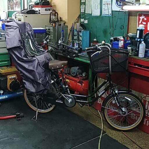 動画あり　札幌　清田区　試乗、配達可能　子乗せ自転車　マンマ MAMMA 2人乗り　チャイルドシート