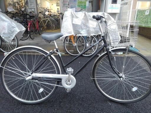 中古自転車２９７７　ブリヂストン　JD73S8   ２７インチ　３段ギヤ　LEDオートライト　キッキーと音がならない後輪ローラーブレーキ 錆びにくい部品：ハンドル・リム・ドロヨケ・前かご・クランク