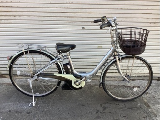 369  ヤマハ新機種電動アシスト自転車pas26インチシルバーアルミボディー