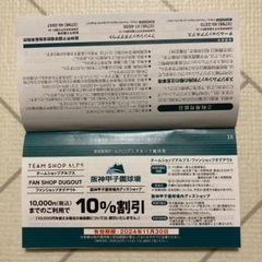 阪神甲子園球場　グッズショップ割引券2枚　甲子園歴史館入場券2枚