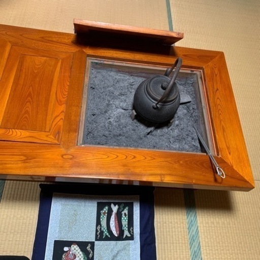 囲炉裏　火鉢　テーブル　箱火鉢　宮大工作 箱火鉢 テーブル 囲炉裏 火鉢 テーブル 宮大工作 囲炉裏 火鉢 テーブル